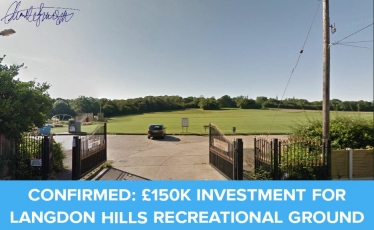 Langdon Hills Recreational Ground to receive £150 investment funding.